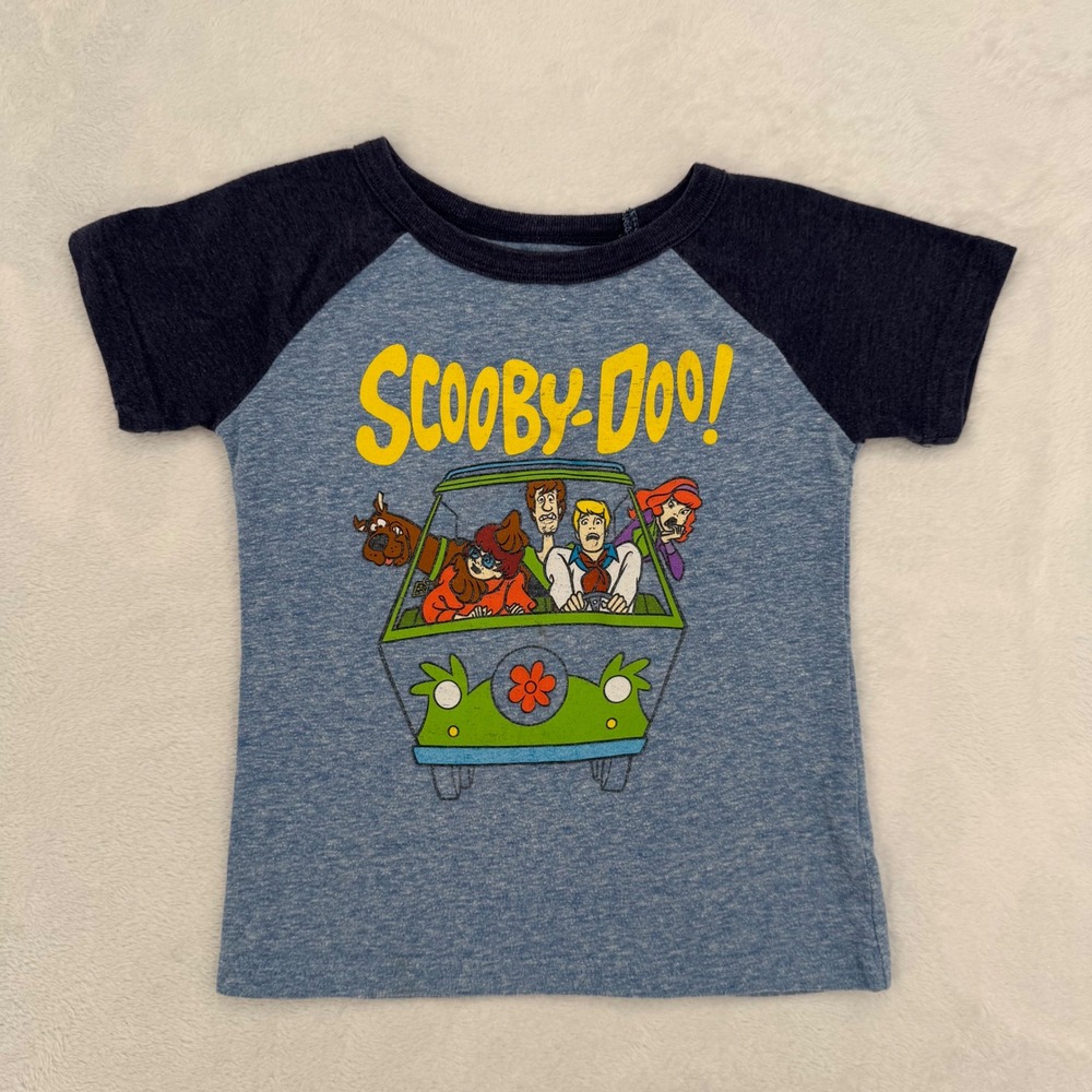 Jumping Beans Scooby-Doo Mystery Machine Retro Raglan T-Shirt Toddler Size 2T